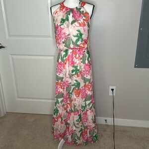 Cece Garden Romance Maxi Dress NWT